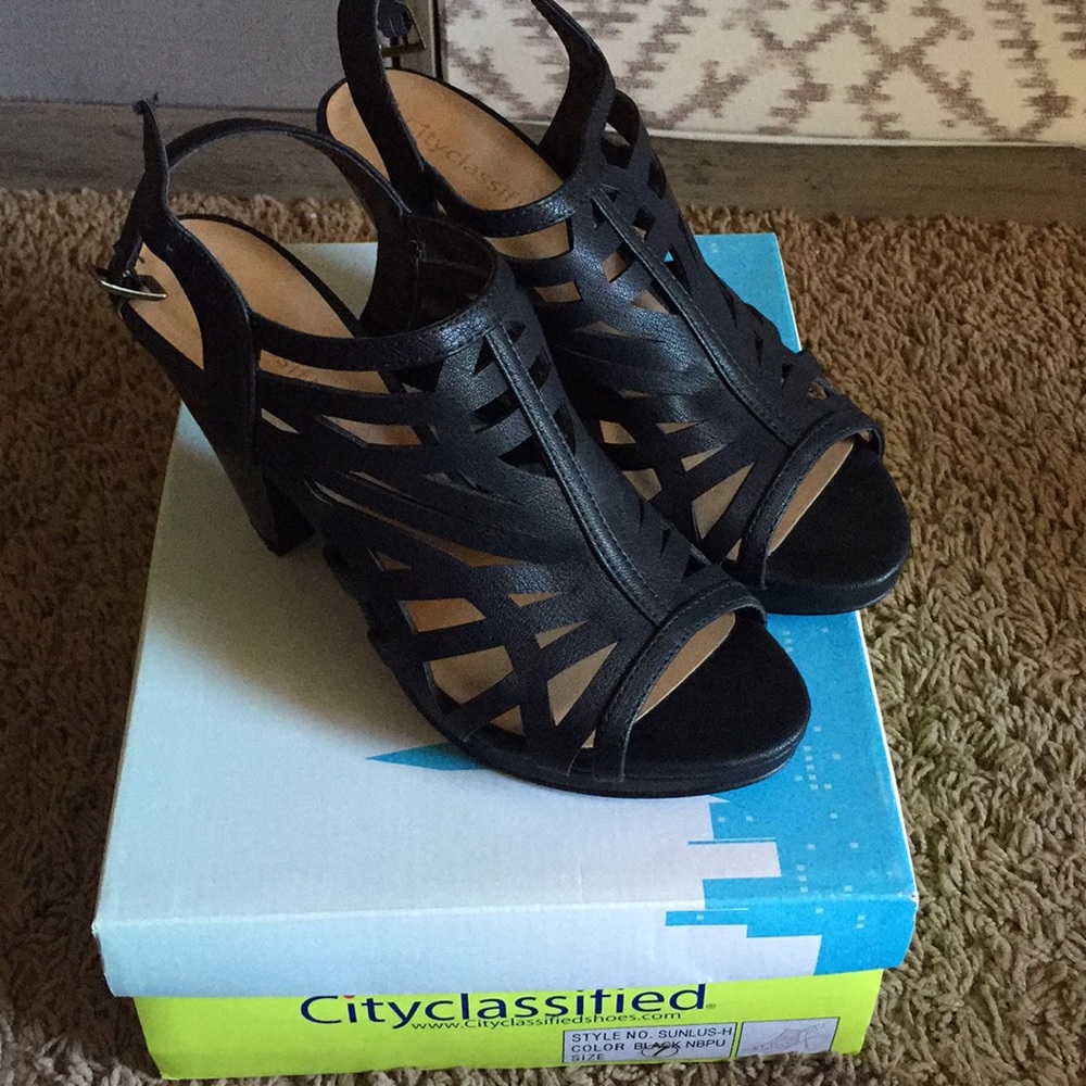 Black heels